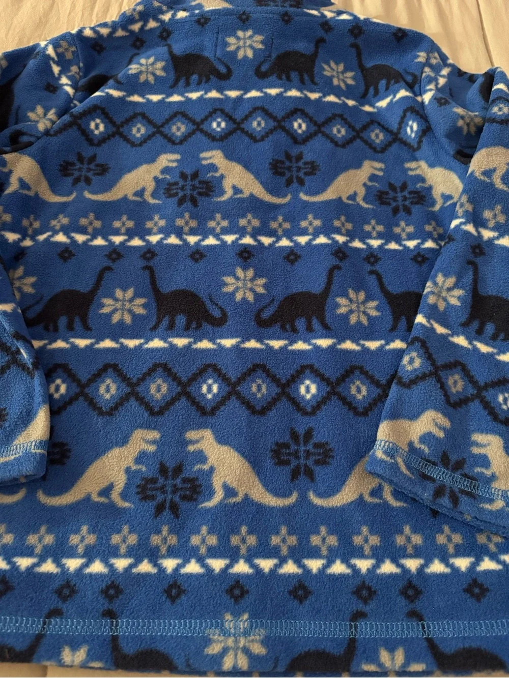 New with tags, Dinosaur fleece, size 5T